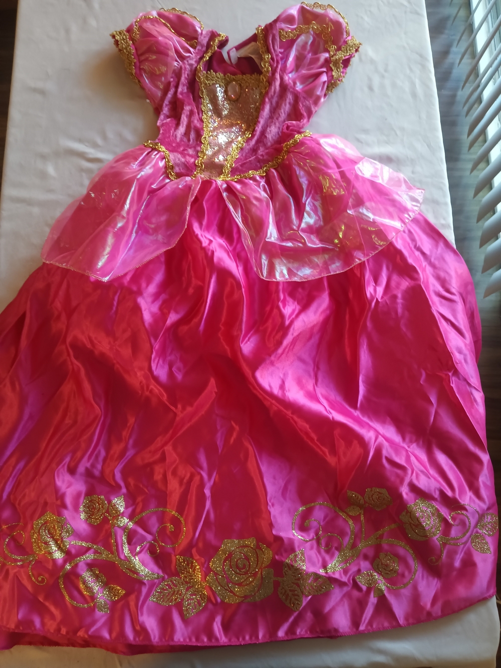 Disney Hot Pink and Gold Princess Dress Costume